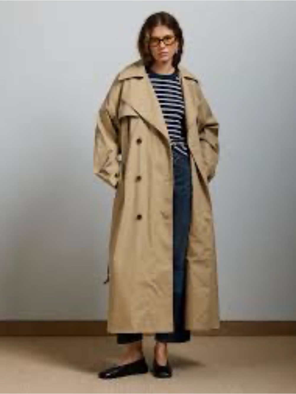 NWT AE77 Premium Dolman Trench Coat
